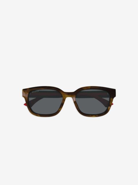 GUCCI square-frame tinted-lenses sunglasses