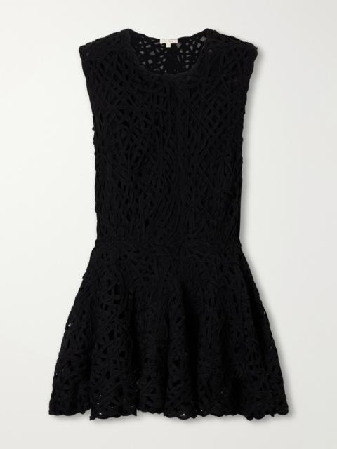 diotima Laurin Scalloped Net Georgette Blouse