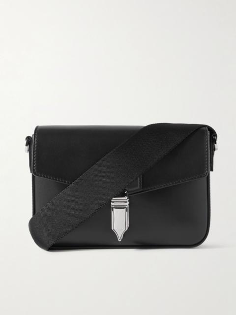 Montblanc Leather Messenger Bag Black