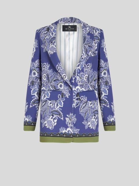 Etro PRINTED CADY JACKET