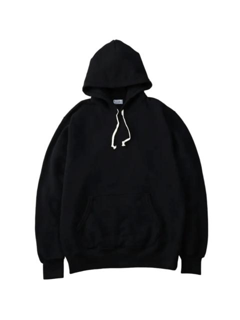 THE FLAT HEAD FN-SWP-301 Loopwheel Sweatshirt Hoodie Black