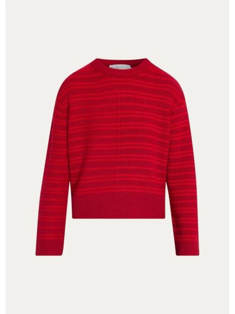 Proenza Schouler Pandora Striped Wool-Blend Sweater