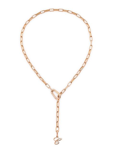 Chopard Women's Les Chaines 18K Rose Gold Paper Clip Chain Lariat Necklace - Rose Gold