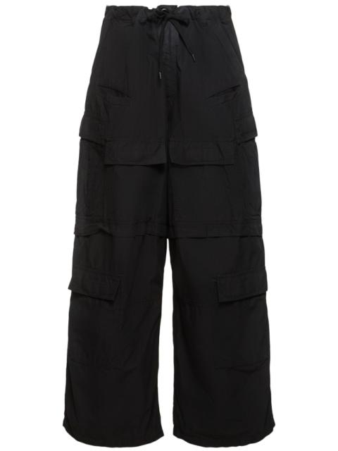 Large cotton cargo pants