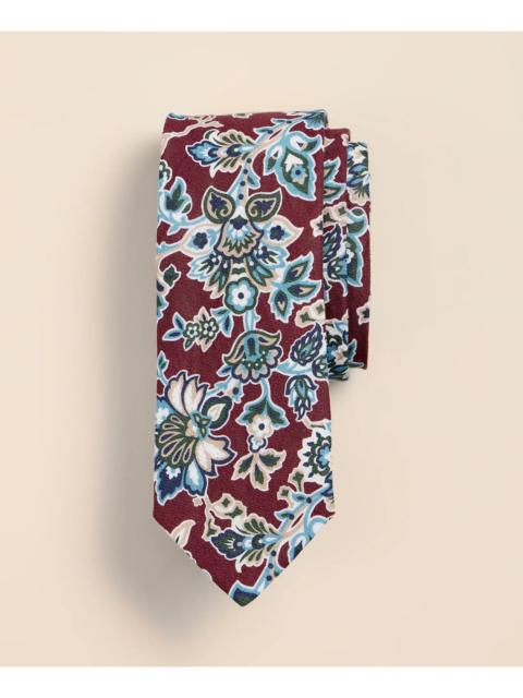 Brooks Brothers Linen Paisley Tie