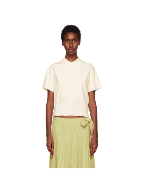 3.1 Phillip Lim Off-White Spread Collar Polo