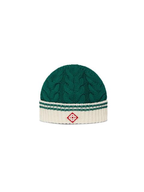 CASABLANCA Cable Stitch Beanie | Casablanca Paris