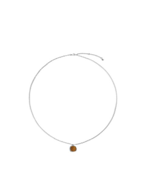MONICA VINADER tiger's eye pendant necklace
