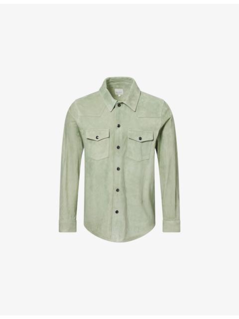 Paul Smith Classic Collar Suede Overshirt