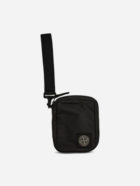 Stone Island Double Coated Cotton Ripstop Wallet Black