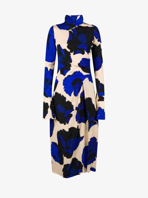 Dries Van Noten FLORAL DRAPED DRESS