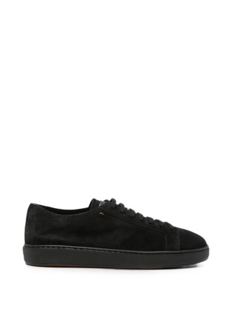 Santoni Santoni Damps Lace-up Suede Sneakers