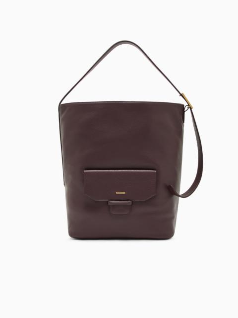 EMPORIO ARMANI LEATHER SHOULDER BAG