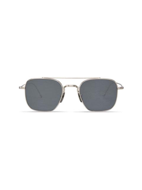 Thom Browne pilot-frame tinted sunglasses