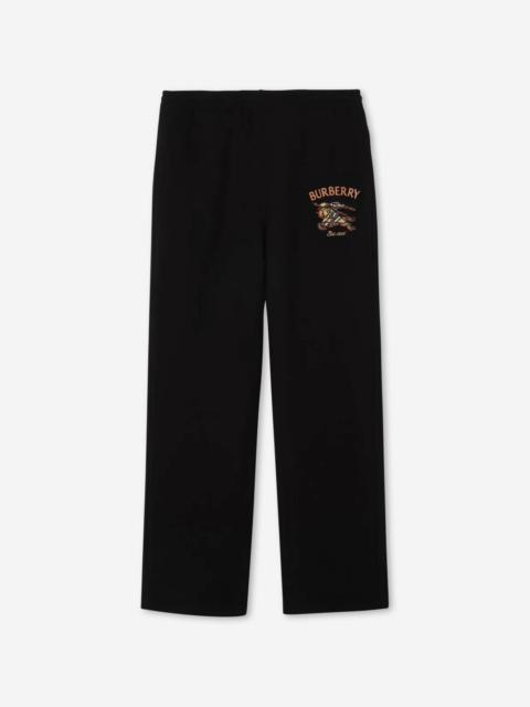 Burberry COTTON LOGO JOGGERS