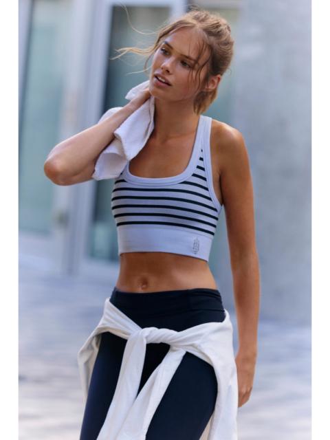 FREE PEOPLE Go To Striped Sports Bra