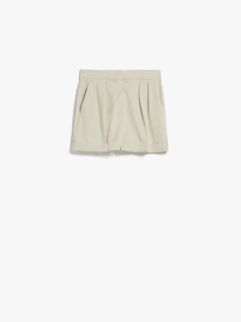 BORMIDA Gabardine wool shorts