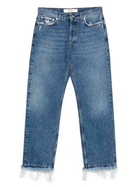Séfr frayed-cut jeans