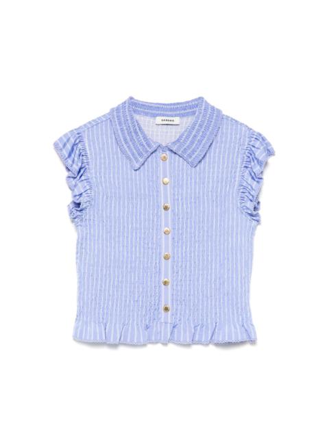 Sandro shirred top