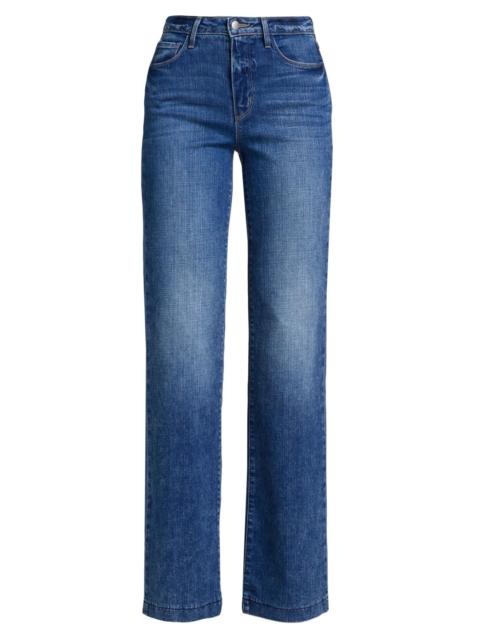 L'AGENCE Women's ONLY AT SAKS. Clayton High-Rise Wide-Leg Jeans - Branson