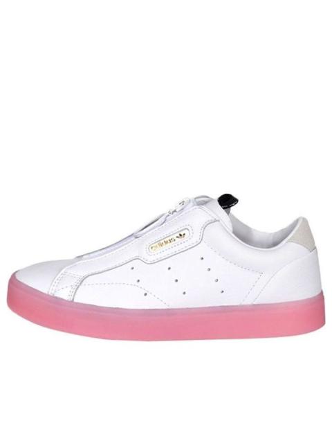 (WMNS) adidas originals Sleek Z 'White Pink' EF0776