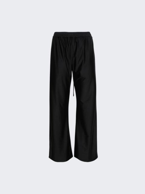 Marine Serre Draped Jersey Drawstring Trousers Black