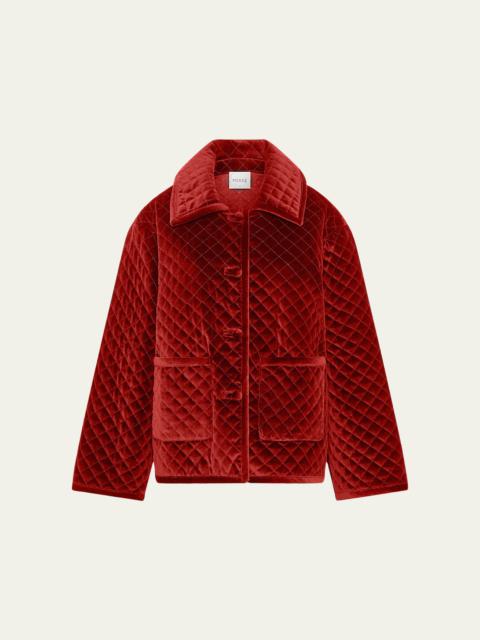 POSSE Marley Quilted Velvet Jacket