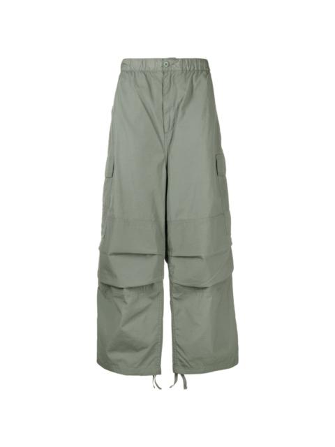 Jet cotton cargo trousers