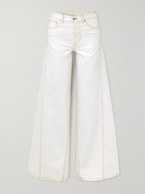 Moncler + Alicia Keys High-rise Wide-leg Jeans