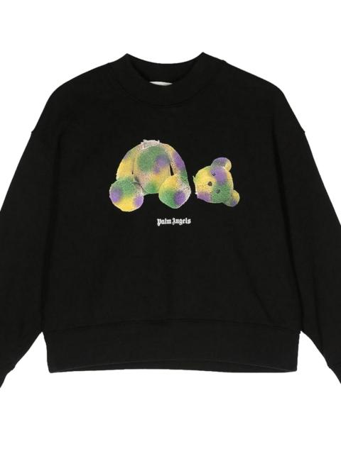Palm Angels Pop Pa Bear Printed Boys Long-Sleeve T-Shirt "Black" PBAB001C99JER0031055