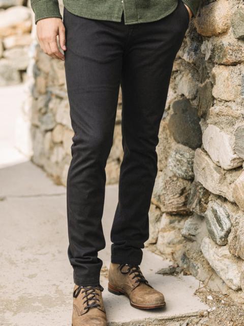 HIROSHI KATO The Axe Slim Denit® Chino - Charcoal