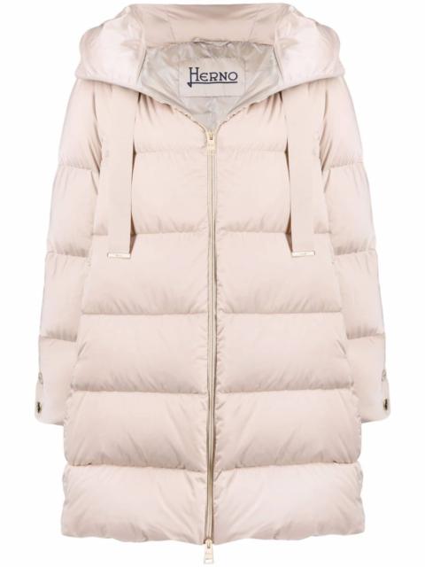 Herno hooded 패딩 코트