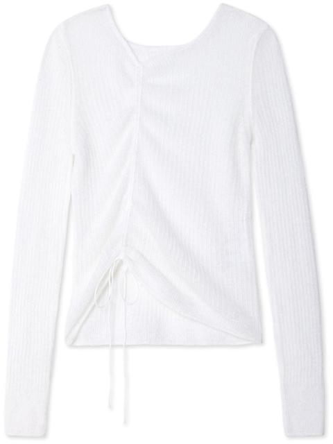 CECILIE BAHNSEN mohair-blend top