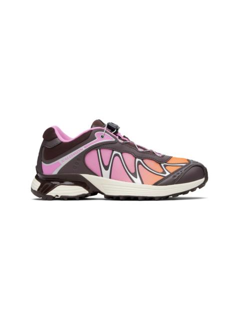 SALOMON Pink & Brown XT-Whisper Sneakers