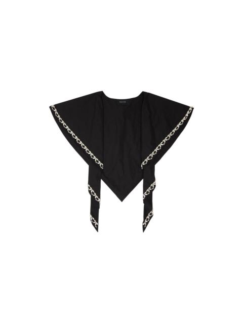 Simone Rocha Black Pearl Scarf