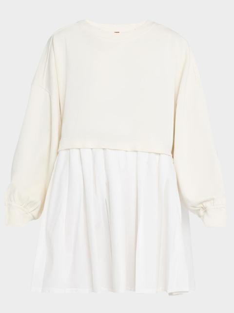 FREE PEOPLE Eleanor Sweatshirt Dress