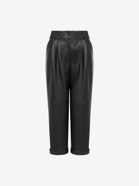 Moschino NAPPA LEATHER TROUSERS