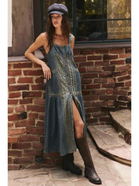 FREE PEOPLE Astoria Apron Maxi Dress
