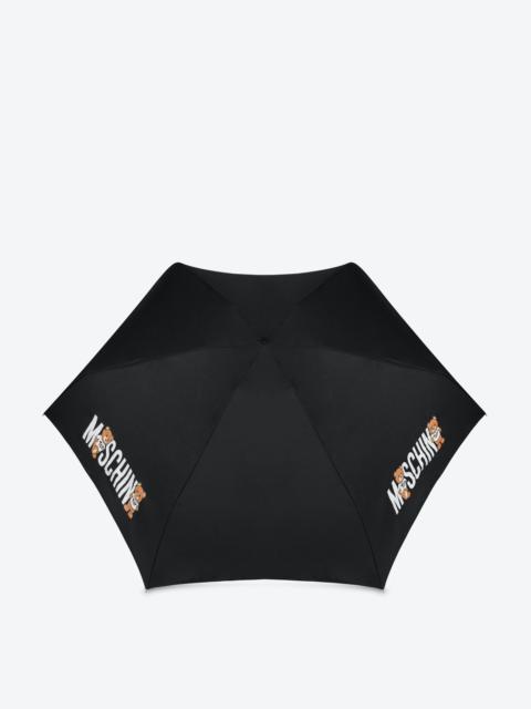 Moschino ULTRA-MINI TEDDY LOGO UMBRELLA