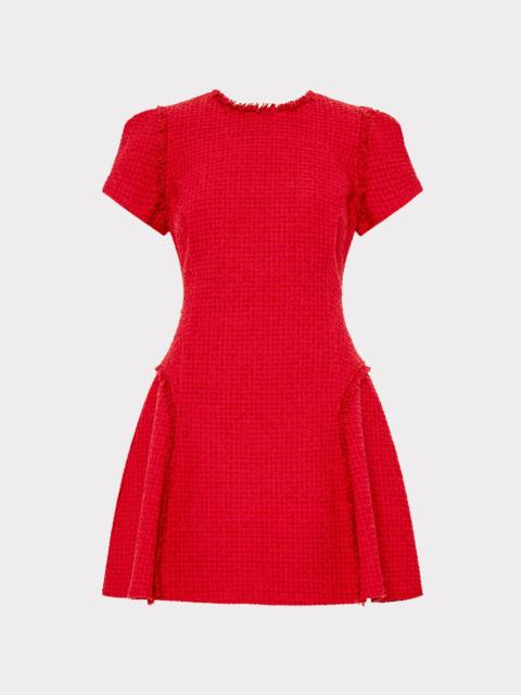 MILLY Samara Boucle Mini Dress