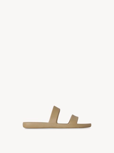 The Row Foam Sandal in Rubber
