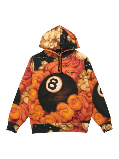 Supreme FW19 Week 1 Martin Wong 8-Ball Hooded Sweatshirt SUP-FW19-059