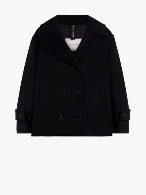 Mackintosh FIONA NAVY WOOL PEA COAT