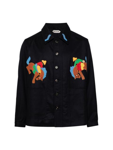 BODE Rodeo Franck wool shirt jacket