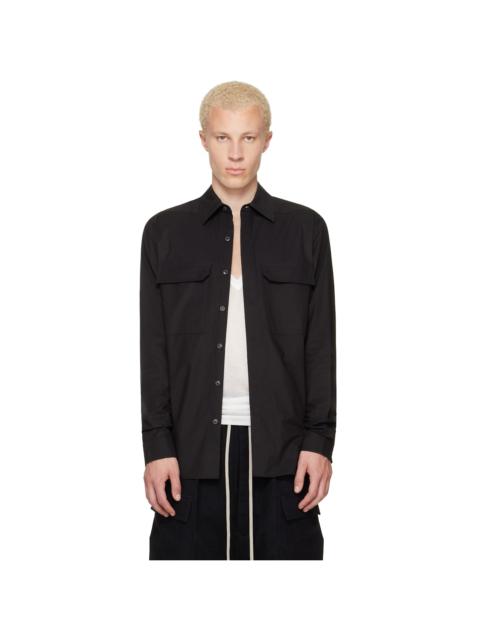 Rick Owens Black Tower Work Shirt