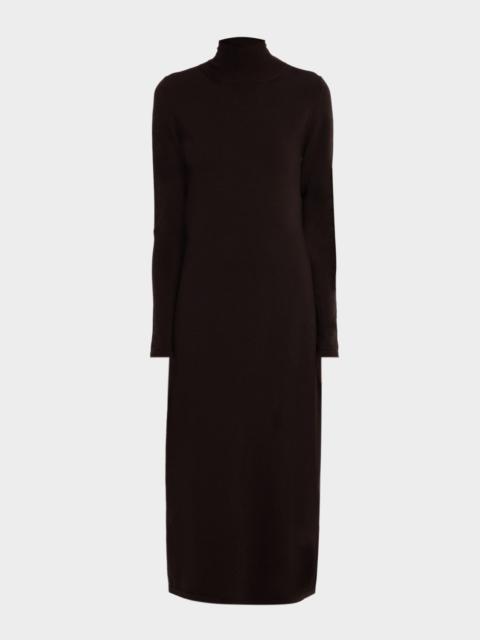 WEEKEND Max Mara Ocroma Turtleneck Bodycon Knit Midi Dress
