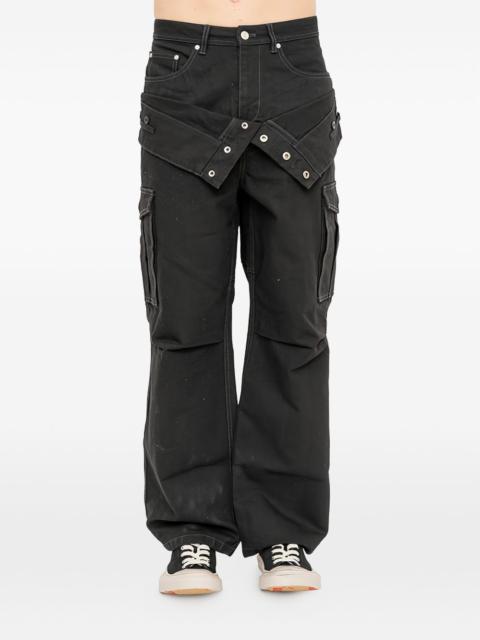 Andersson Bell double-waist wide-leg jeans