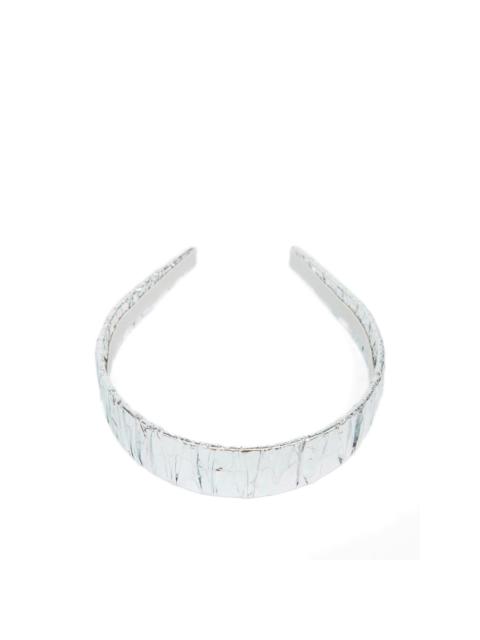 MM6 Maison Margiela logo-plaque headband