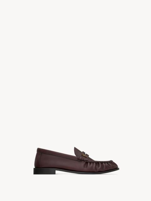 SAINT LAURENT LE LOAFER SUPPLE IN SMOOTH LEATHER