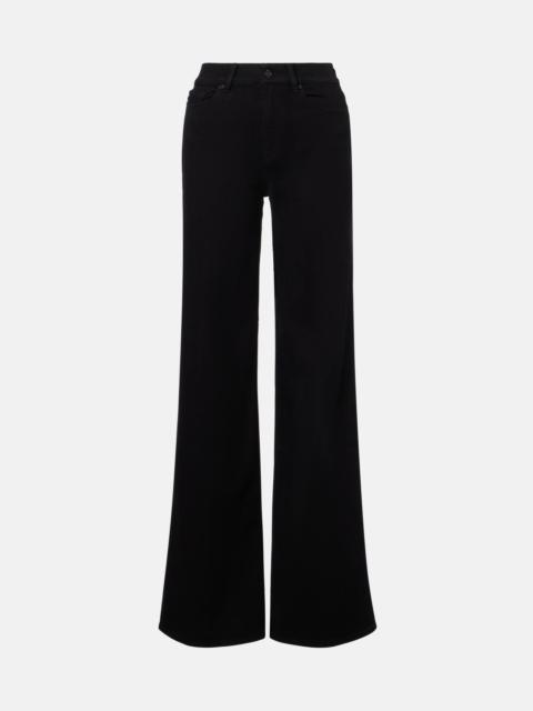 7 For All Mankind Lotta high-rise wide-leg jeans